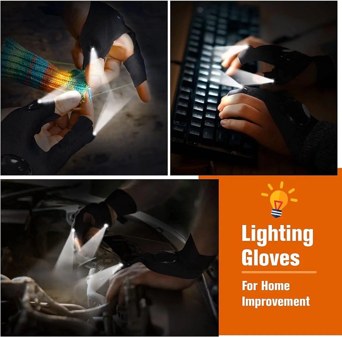 GlowGrip Night Adventure Gloves